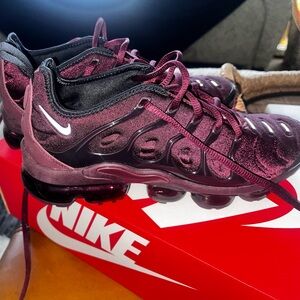 Nike Maroon Air VaporMax Plus Shoes